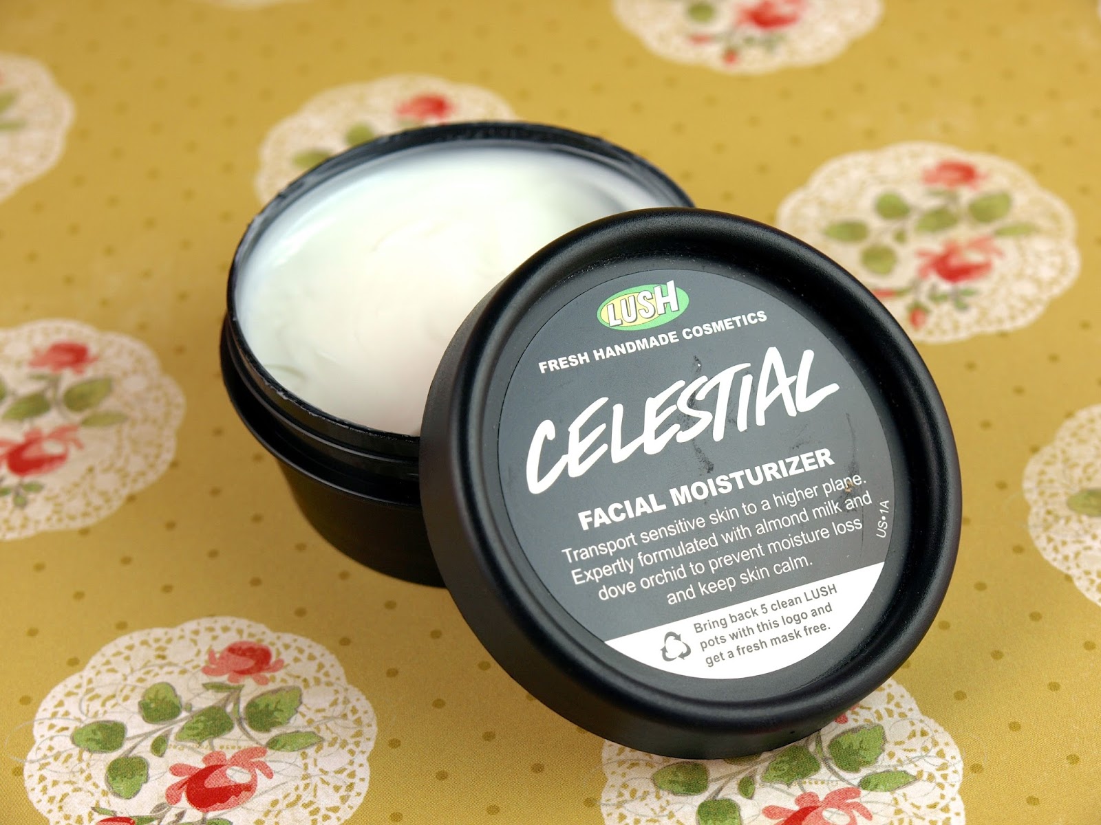 Lush Celestial Facial Moisturizer and Vanishing Cream Facial Moisturizer: Review