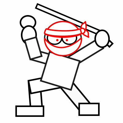Ninja Love Cartoon