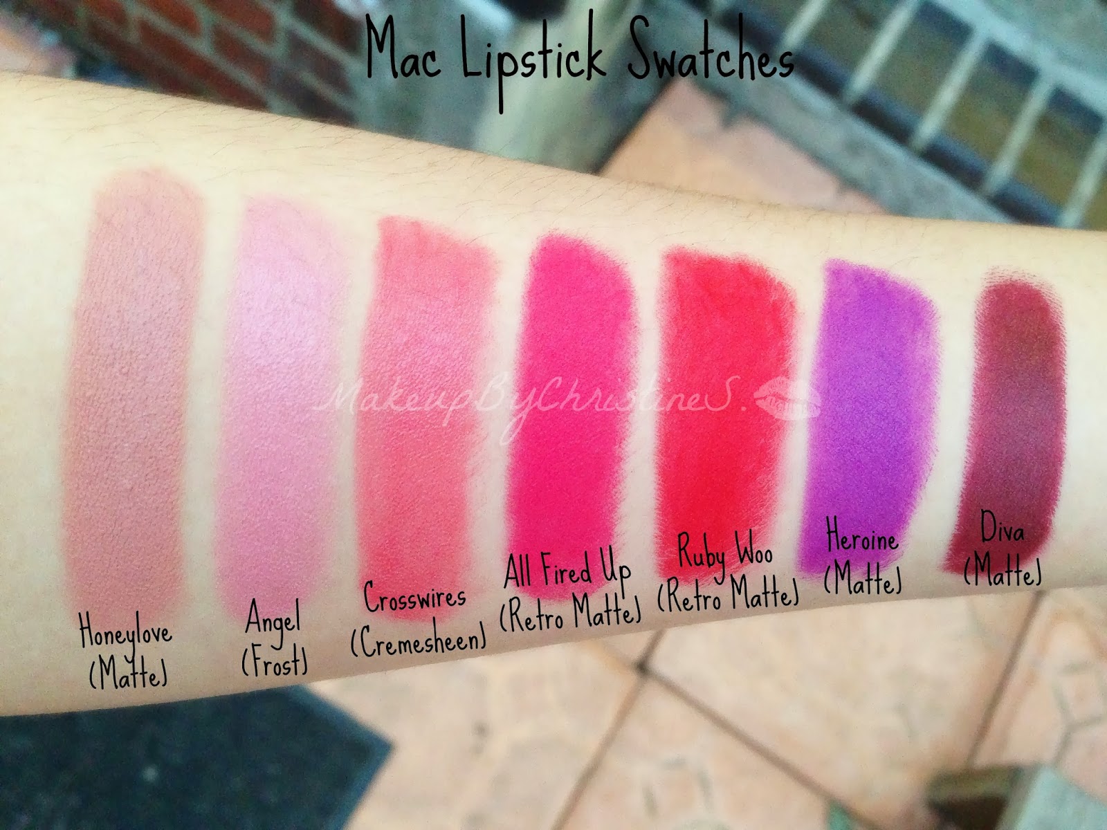 All Things Beauty Mac Lipstick Swatches Lip Swatches Lip Combos