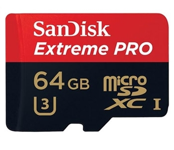 SanDisk 64 GB micro SD card