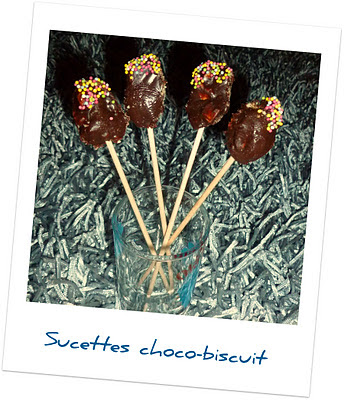 image Sucettes choco-biscuit