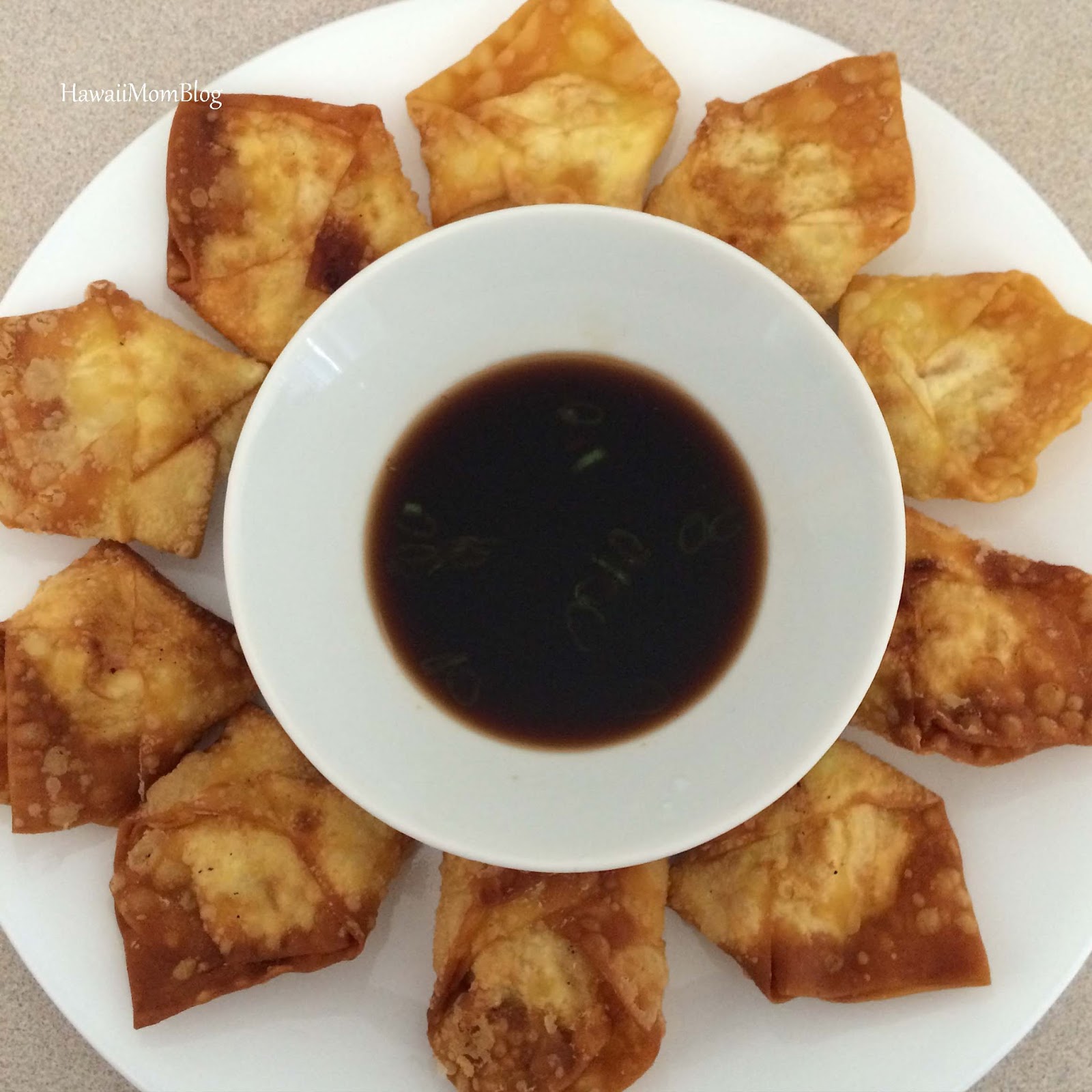 Hawaii Mom Blog Crab and Cream Cheese Wontons