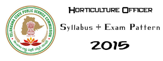 TSPSC Syllabus Horticulture Officer - Telangana HO Exam Pattern