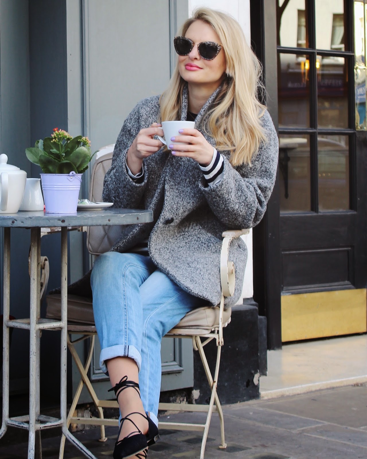 stuart weitzman lace up flats