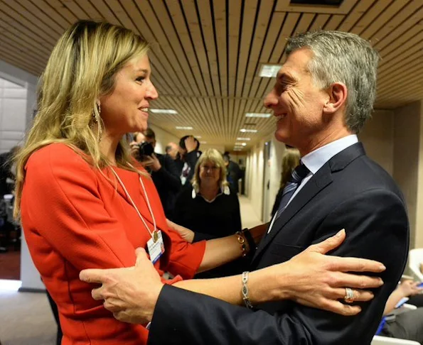 Queen Maxima of the Netherlands attends the 2016 World Economic Forum (WEF) annual meeting in Davos, Switzerland 