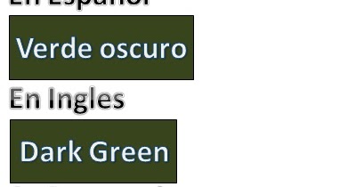 Como Se Dice Color Verde oscuro En Ingles Y Como Se Escribe Color Verde ...