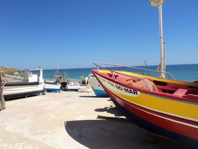 Boats in salema Boats in Salema