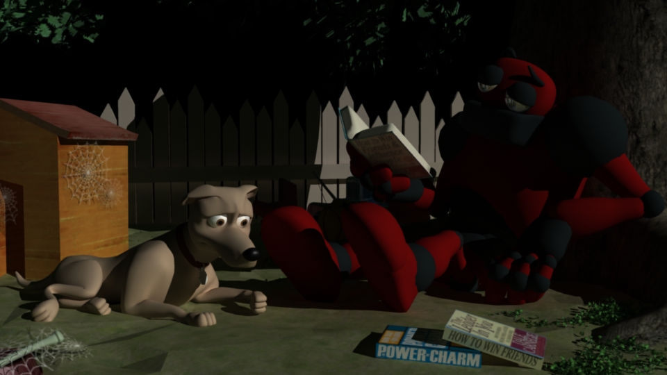 where there is light exterior lighting with maya and mentalray