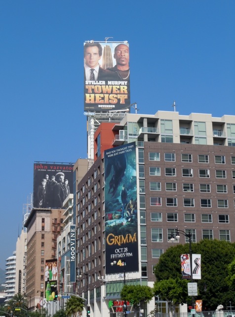 Tower Heist billboard Hollywood
