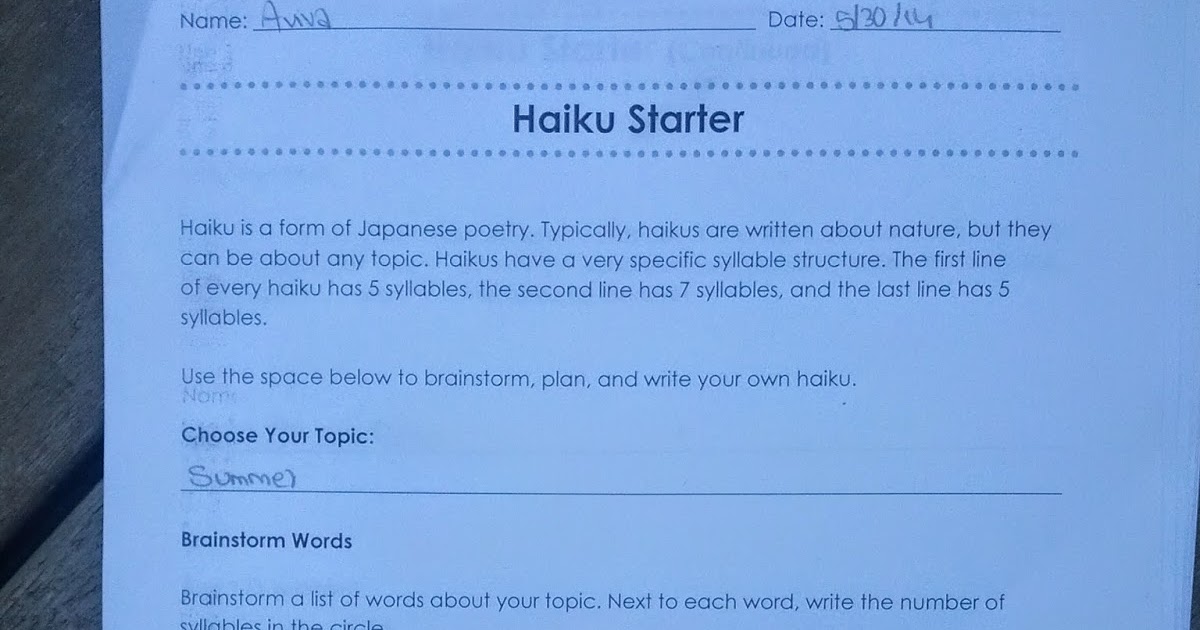 Reederama: Haiku Poems Created with Animoto by 5th Graders