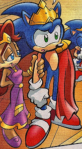 El rey Sonic el erizo