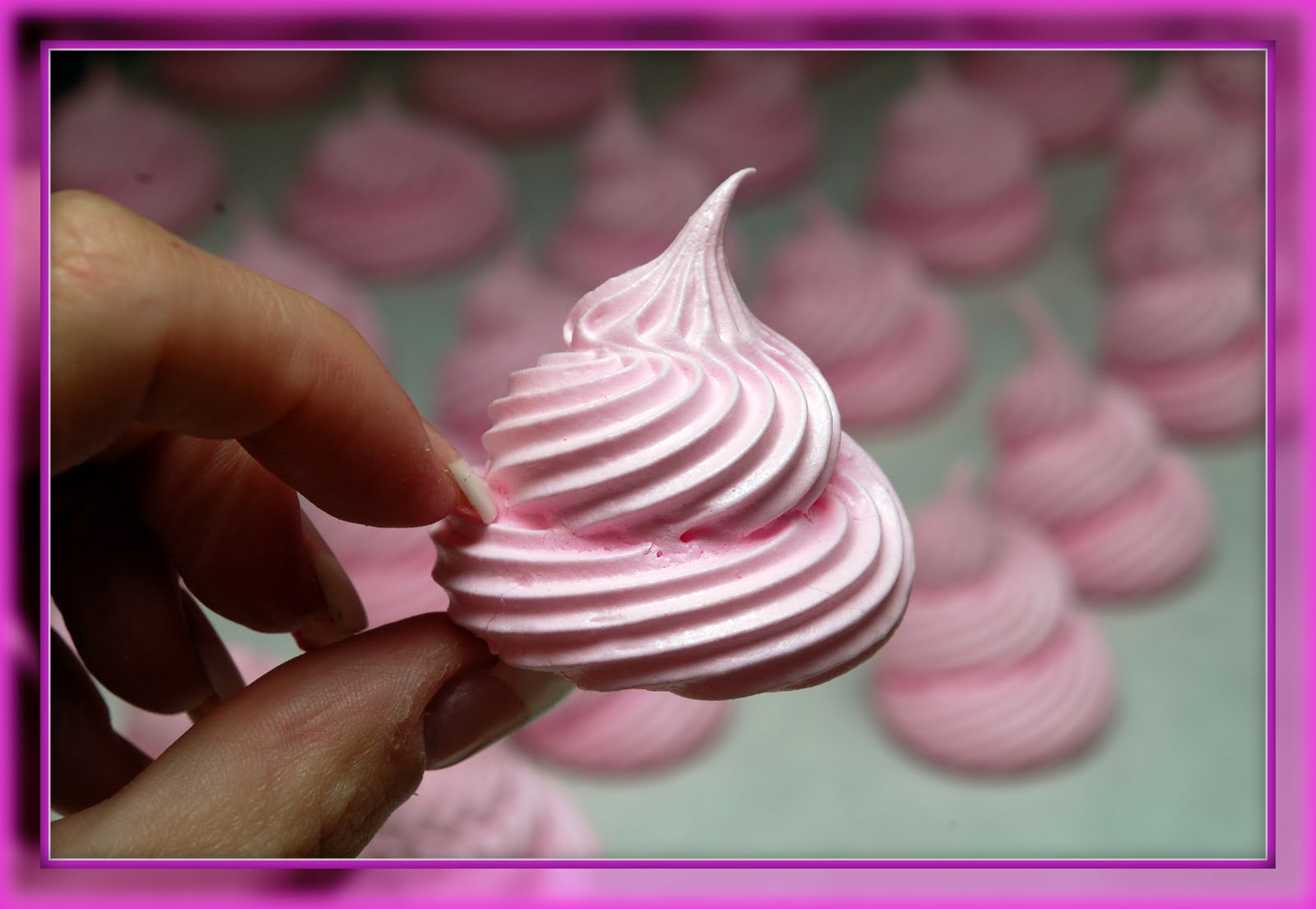 COTTON CANDY MERINGUE COOKIES Hugs and Cookies XOXO