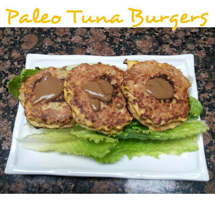 Little Miss Fit Paleo Tuna Burgers