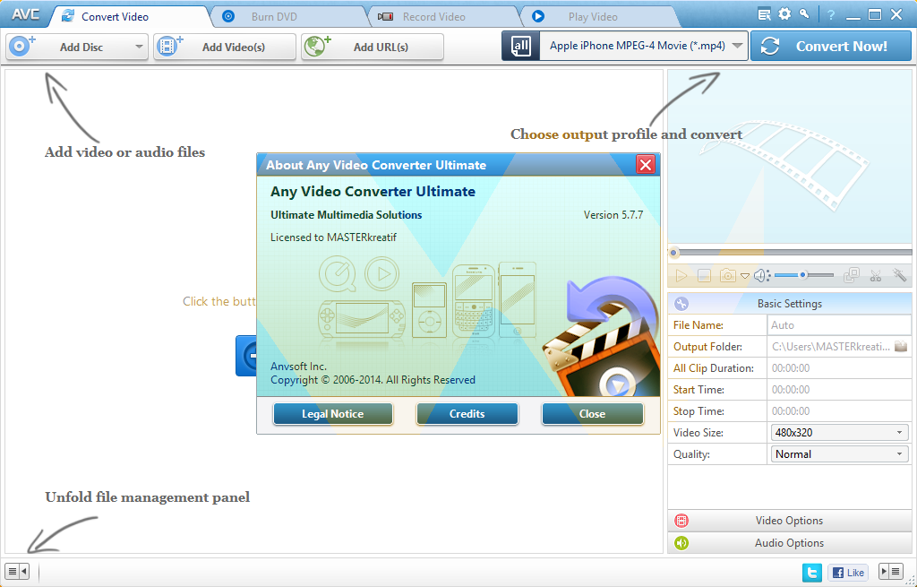 Any Video Converter Ultimate Any Video Converter Ultimate