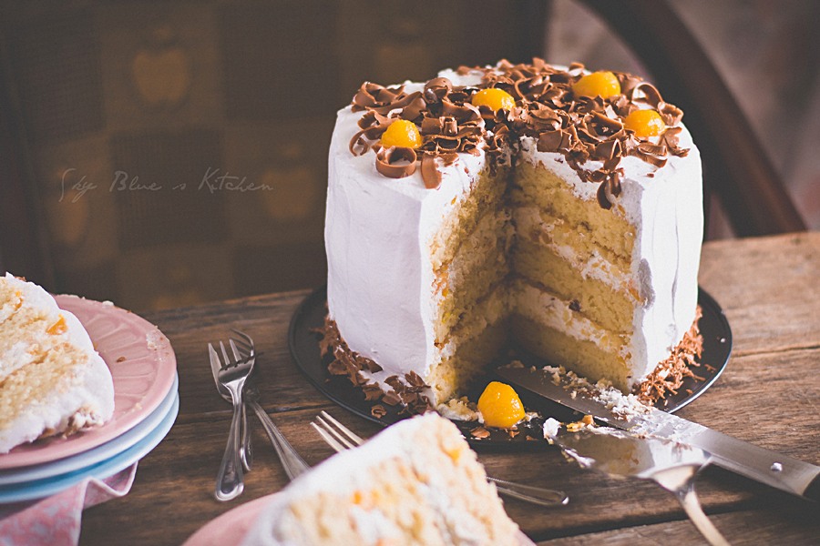 Melley Mey's Kitchen Fluffy Vanilla Yogurt Cake...