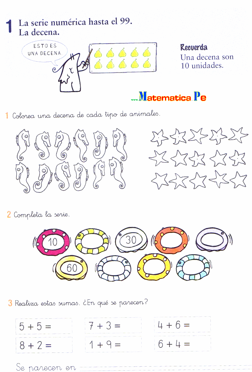 EJERCICIOS MATEMATICA 5 ejercicios matematica 5:
