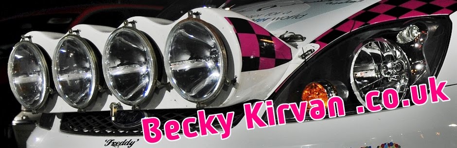 Becky Kirvan Rallying