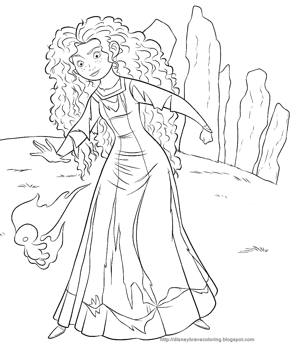 Coloring Pages Princess Merida : Disney coloring pages Coloring Pages Princess Merida : Disney coloring pages