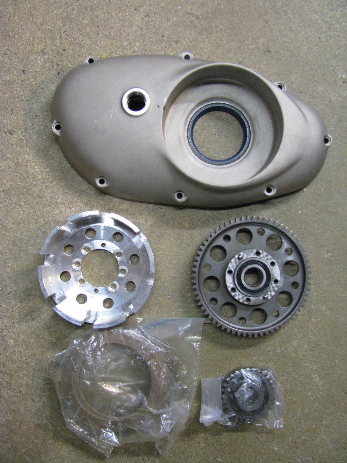 The Annex Ducati Bevel singles dry clutch.