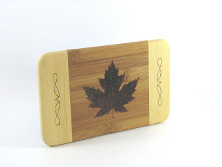Hand Pyrographed Maple Leaf Wall Art by BK Inspired Hand Pyrographed Maple Leaf Wall Art by BK Inspired