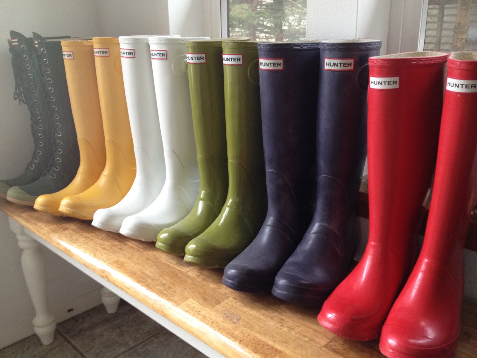 hunter boots color