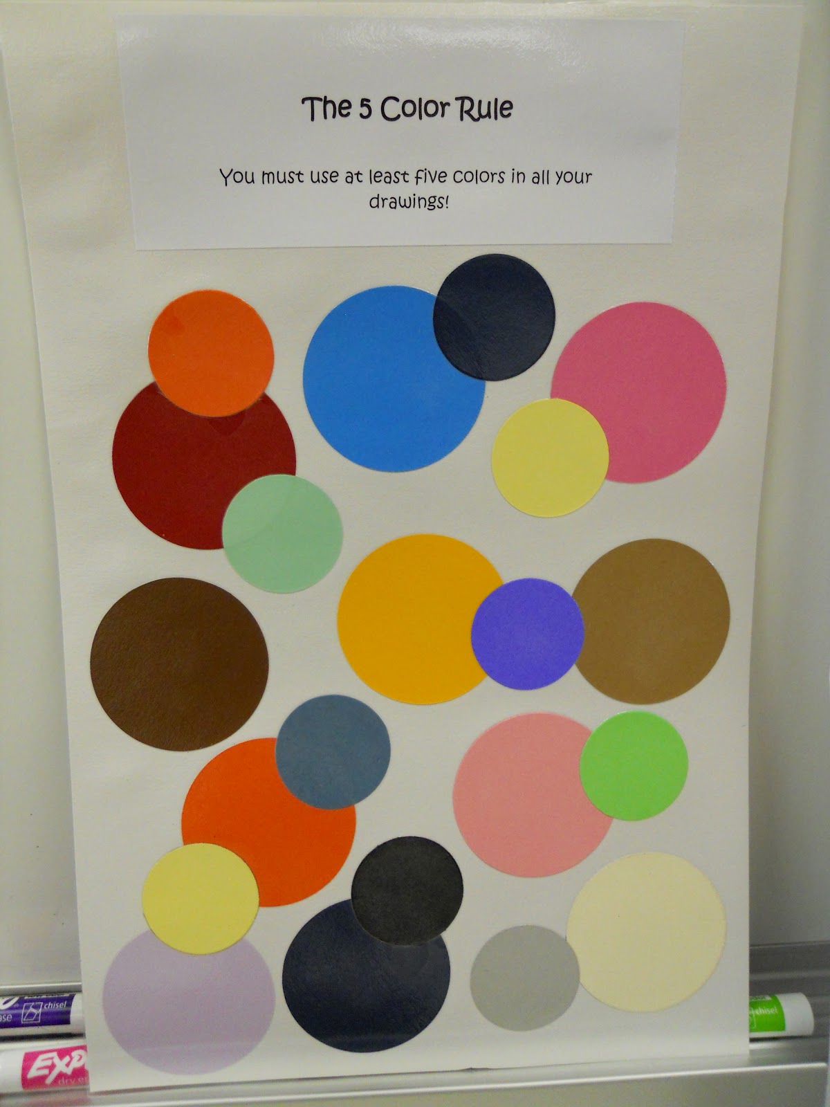 The 5 Color Rule Hippo Hooray for Second Grade!