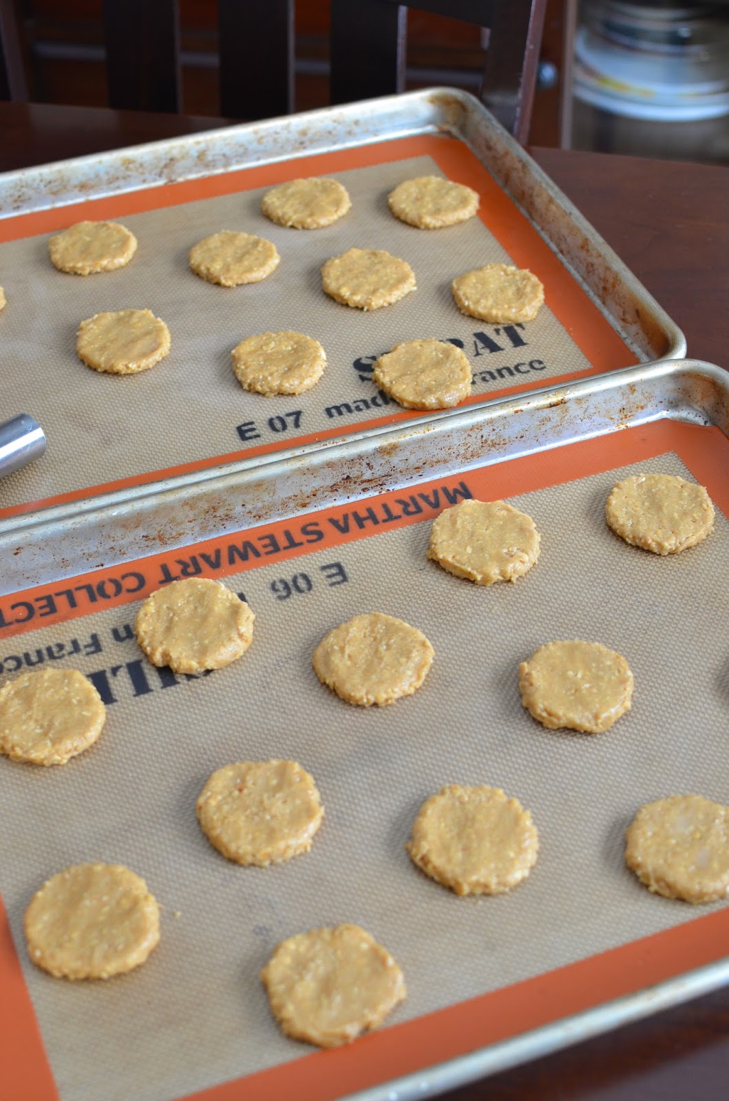Playing with Flour Peanut butter sandwich cookies