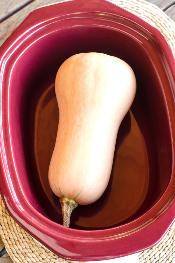 Crock Pot Whole Butternut Squash from Cook Eat Paleo Slow Cooker or