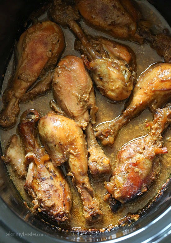 Crock Pot Maple Dijon Chicken Drumsticks Skinnytaste