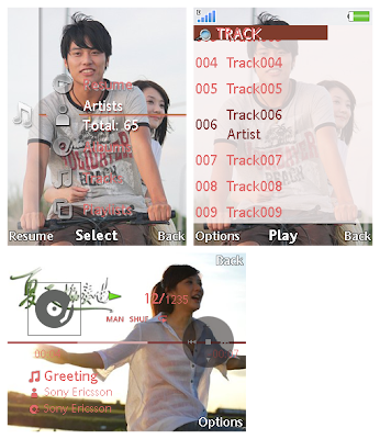 「夏天協奏曲」SonyEricsson手機主題for Elm/Hazel/Yari/W20﹝240x320﹞