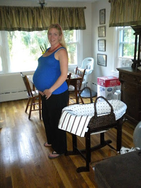 Me at just about 39 weeks pregnant...July 2010