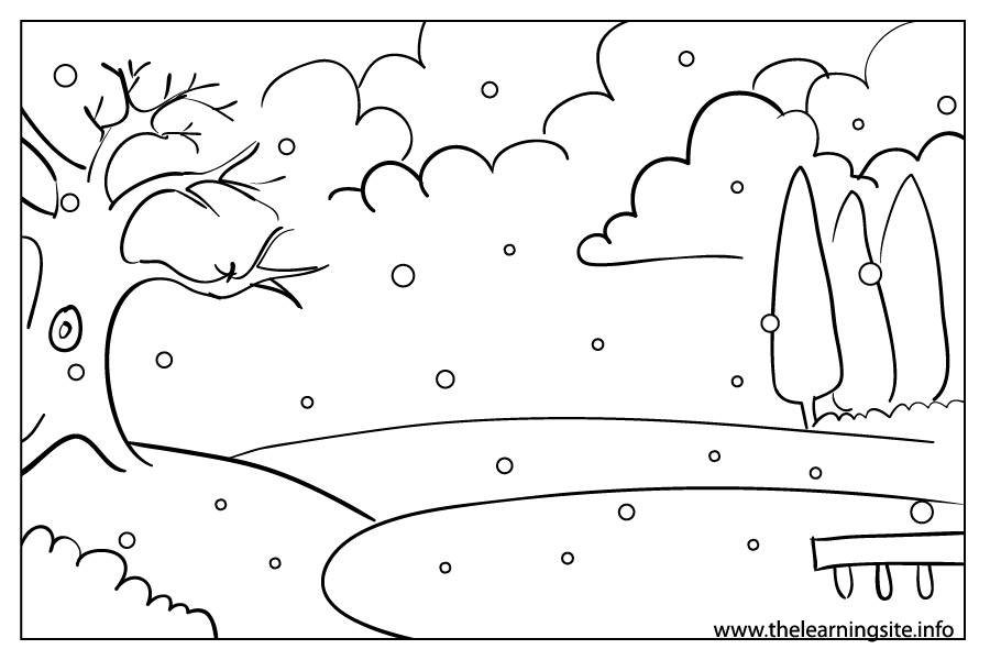 Snowy Weather Coloring Pages Coloring Pages