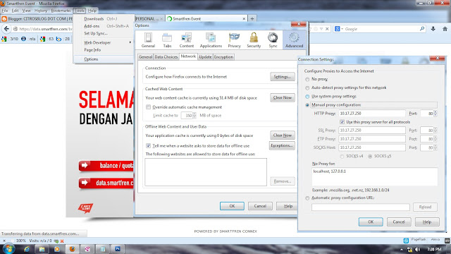 Cara Internet Gratis Dengan SmartFren (No Software Needed) Cara Internet Gratis Dengan SmartFren (No Software Needed)