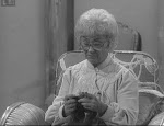 Estelle Getty as Sophia Petrillo knitting