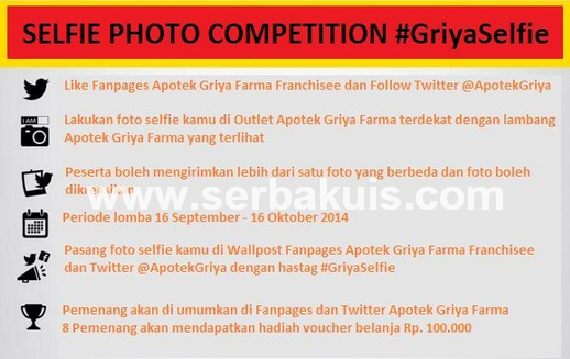 Kontes Selfie #GriyaSelfie Berhadiah 8 Voucher Belanja Rp 100.000