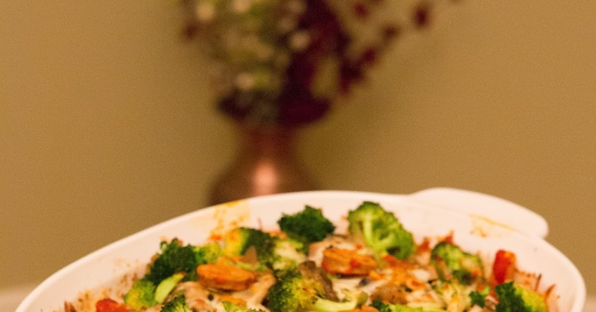 Baked Rigatoni with Roasted Pepper and Asiago Chicken Sausage