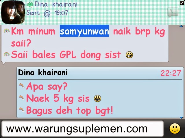Testimoni dan Bukti Samyun Wan Kilap 100% Alami Menambah Berat Badan Testimoni dan Bukti Samyun Wan Kilap 100% Alami Menambah Berat Badan