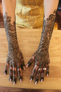 Full Hand Latest Bridal Mehndi Design 2012 