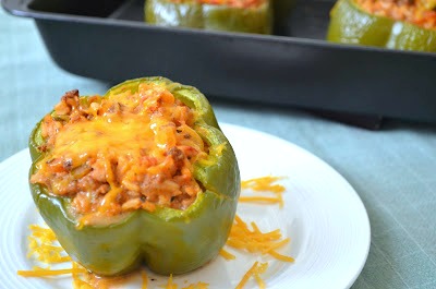 The Savvy Kitchen Stuffed Peppers With Ground Beef And Rice Gluten Free