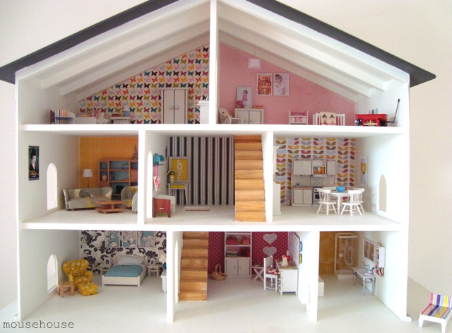 nw13 Casa de muñecas en miniatura de estilo clásico Tapete de bienvenida 