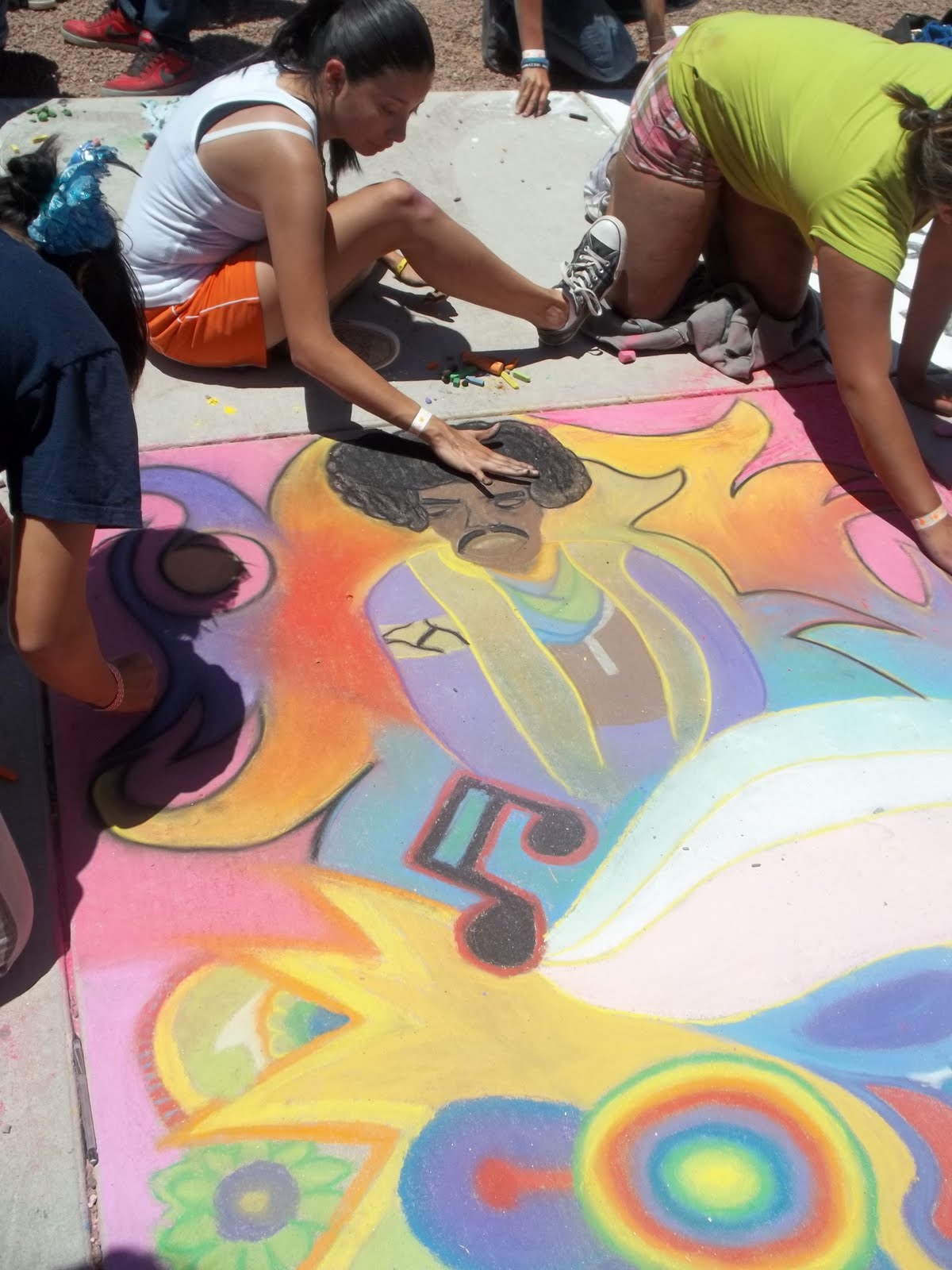 Living on the Border Life In El Paso, Tx Chalk to the Hand Sidewalk Chalk Festival at