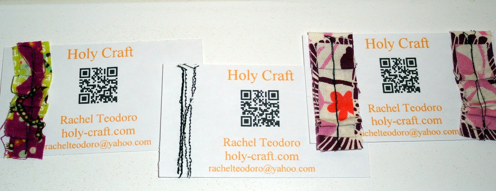 Handmade business cards with the Silhouette machine Rachel Teodoro