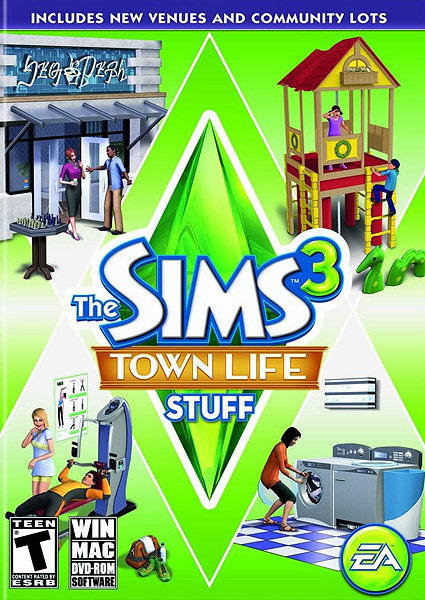 מלא משחקים להורדה בטורנט ל PC The+Sims+3+Town+Life+Stuff_PC