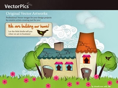 The Making of Spash Page for Vector Pics The Making of Spash Page for Vector Pics