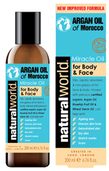 Natural World to launch Argan Oil of Morocco Miracle Oil for Body & Face