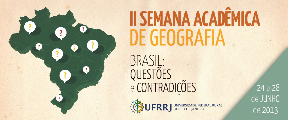 2ª Semana Acadêmica de Geografia - UFRRJ