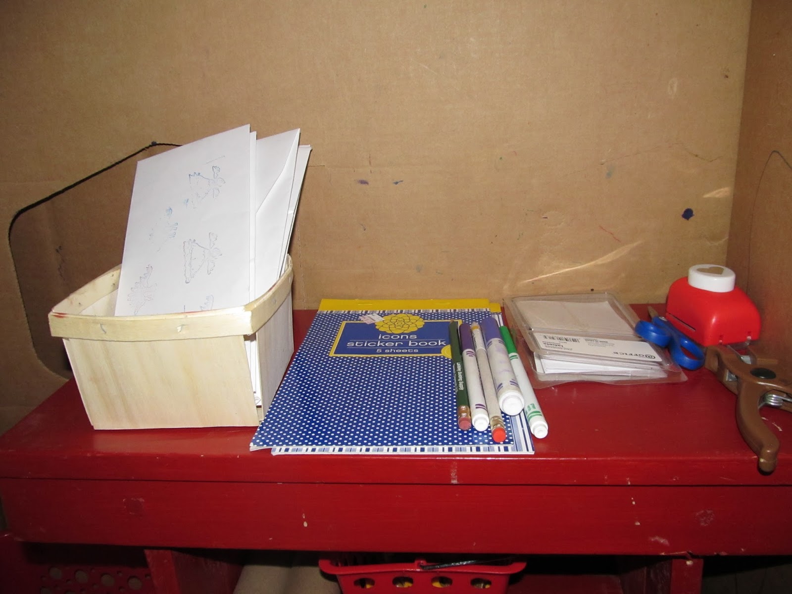 Kitchen Floor Crafts Cardboard Post Office