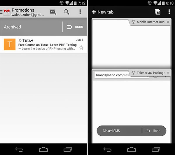 Hot User Input Design Patterns for Mobile - Undo Hot User Input Design Patterns for Mobile - Undo