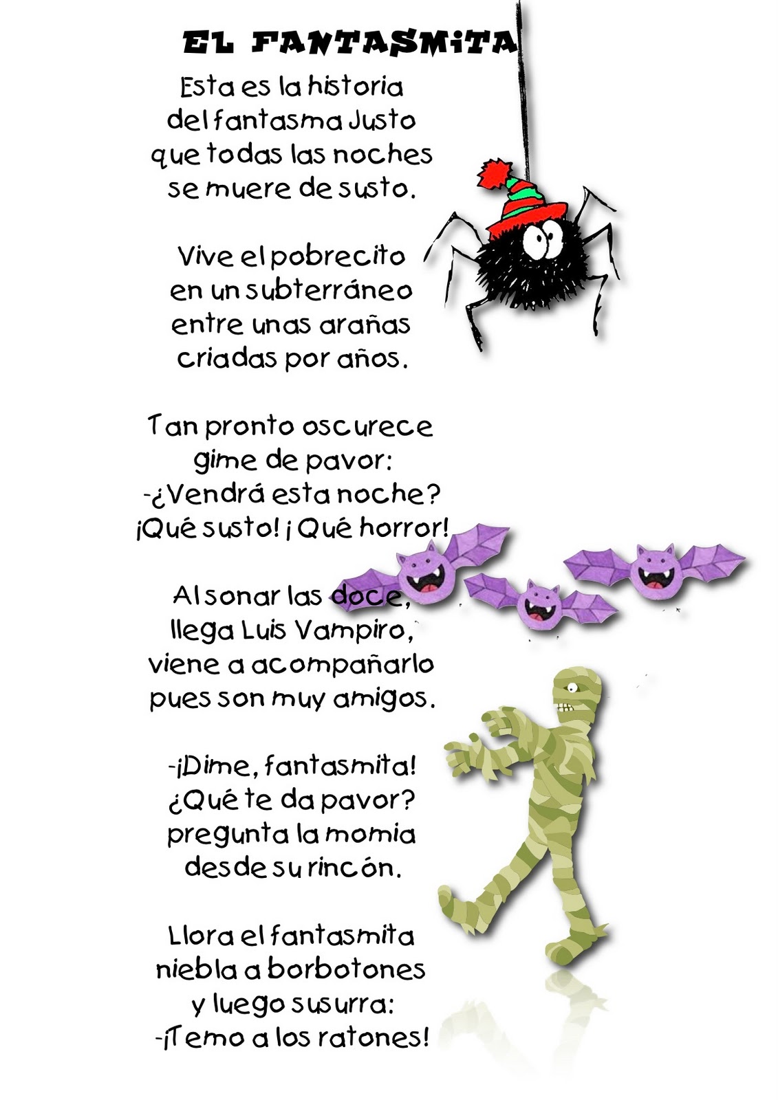 Spanish Halloween Poems for Kids Spanish Halloween Poems for Kids