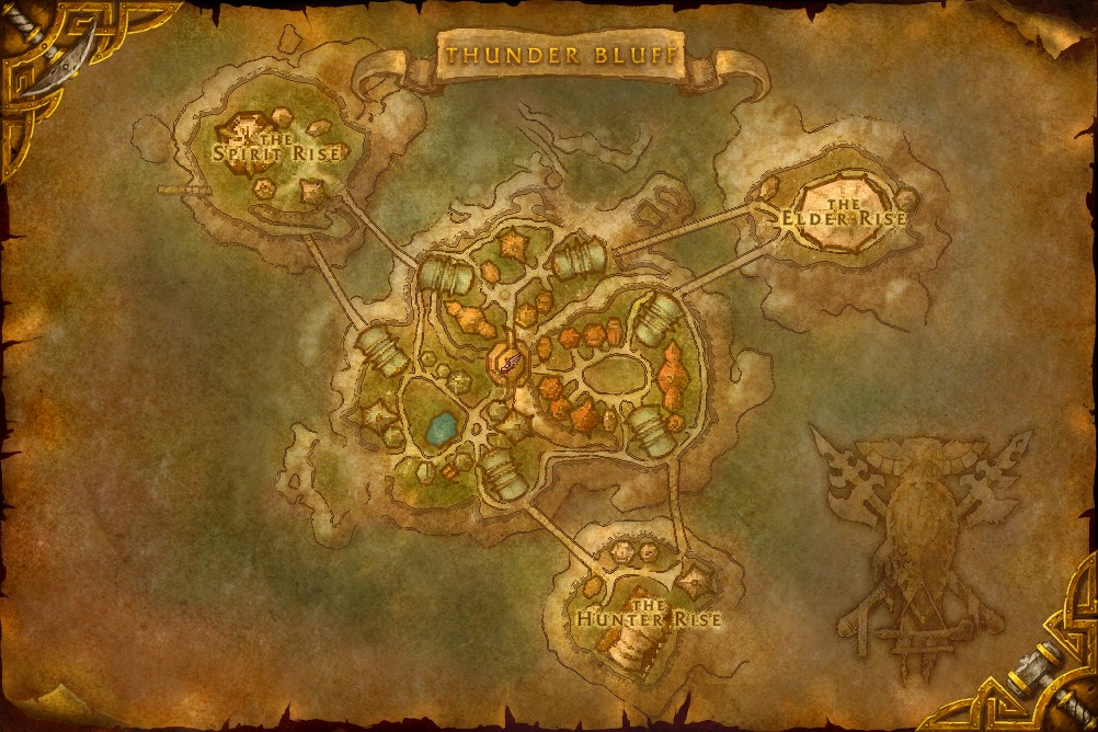 Thunder Bluff City Village Town Map Cartography Create Your Own Roleplaying Game Material W Rpg Bard Www Rpgbard Com Writing Inspiration For Dungeons Karta
